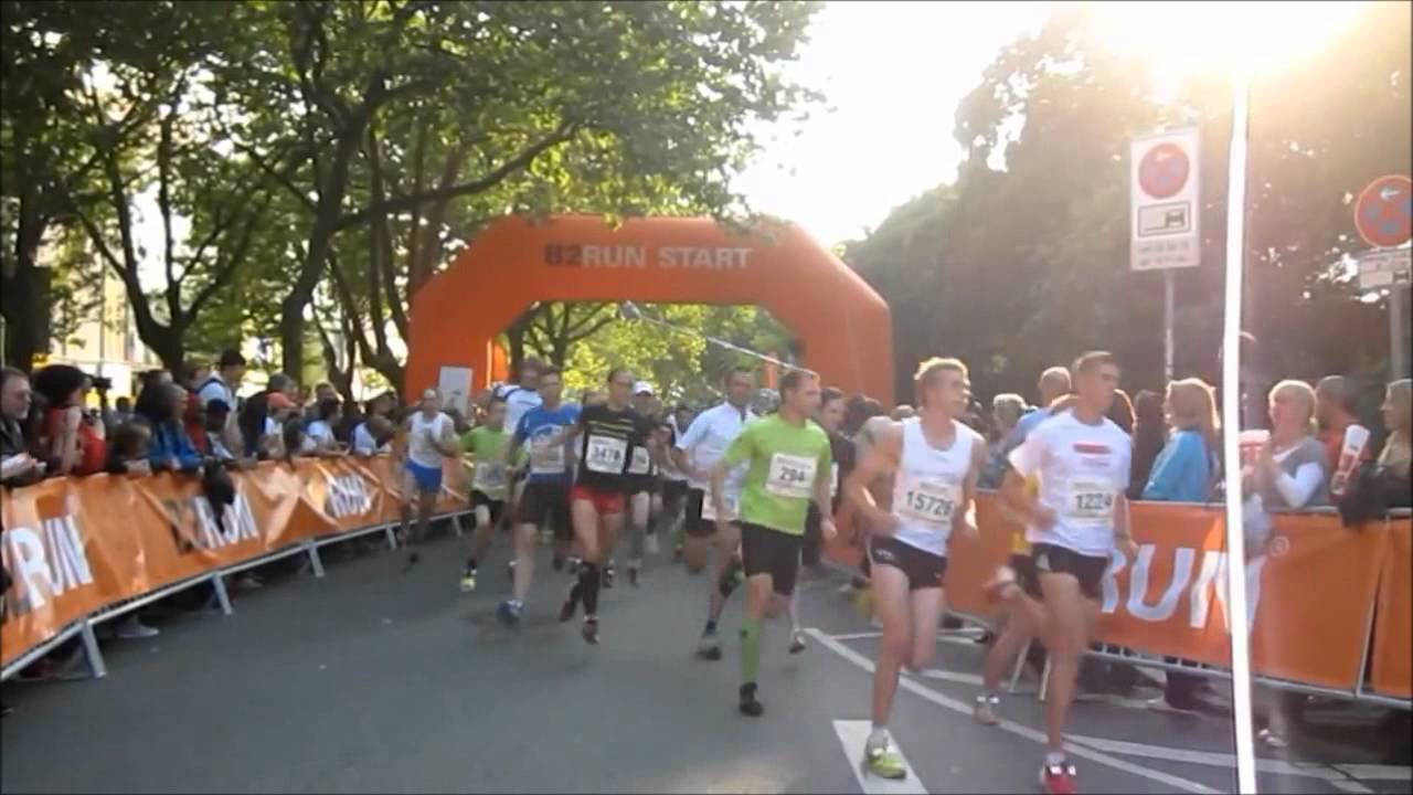 B2RUN Dortmund (Start, Zieleinlauf, Siegerehrung)