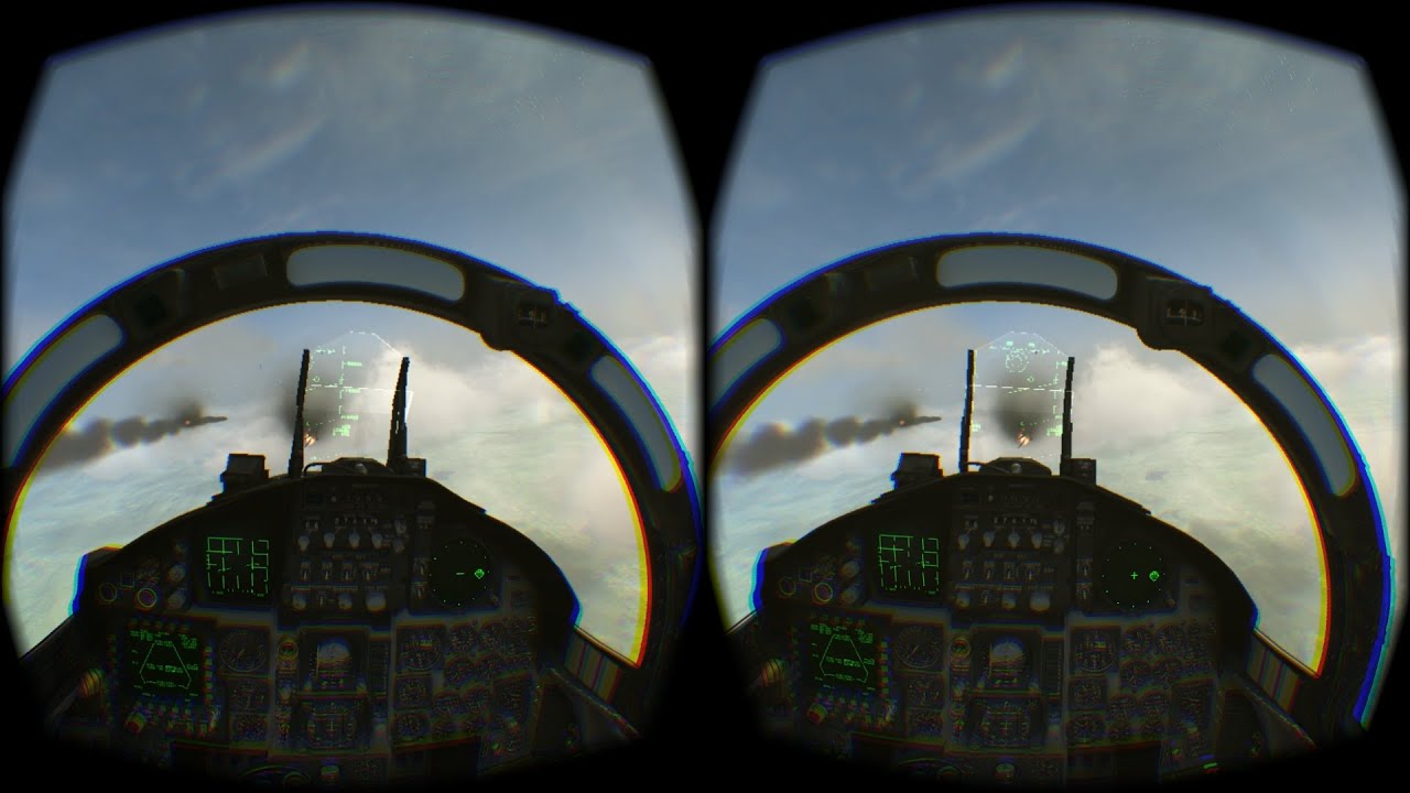 (-[] VR []-) DCS F15 - Oculus Rift DK2