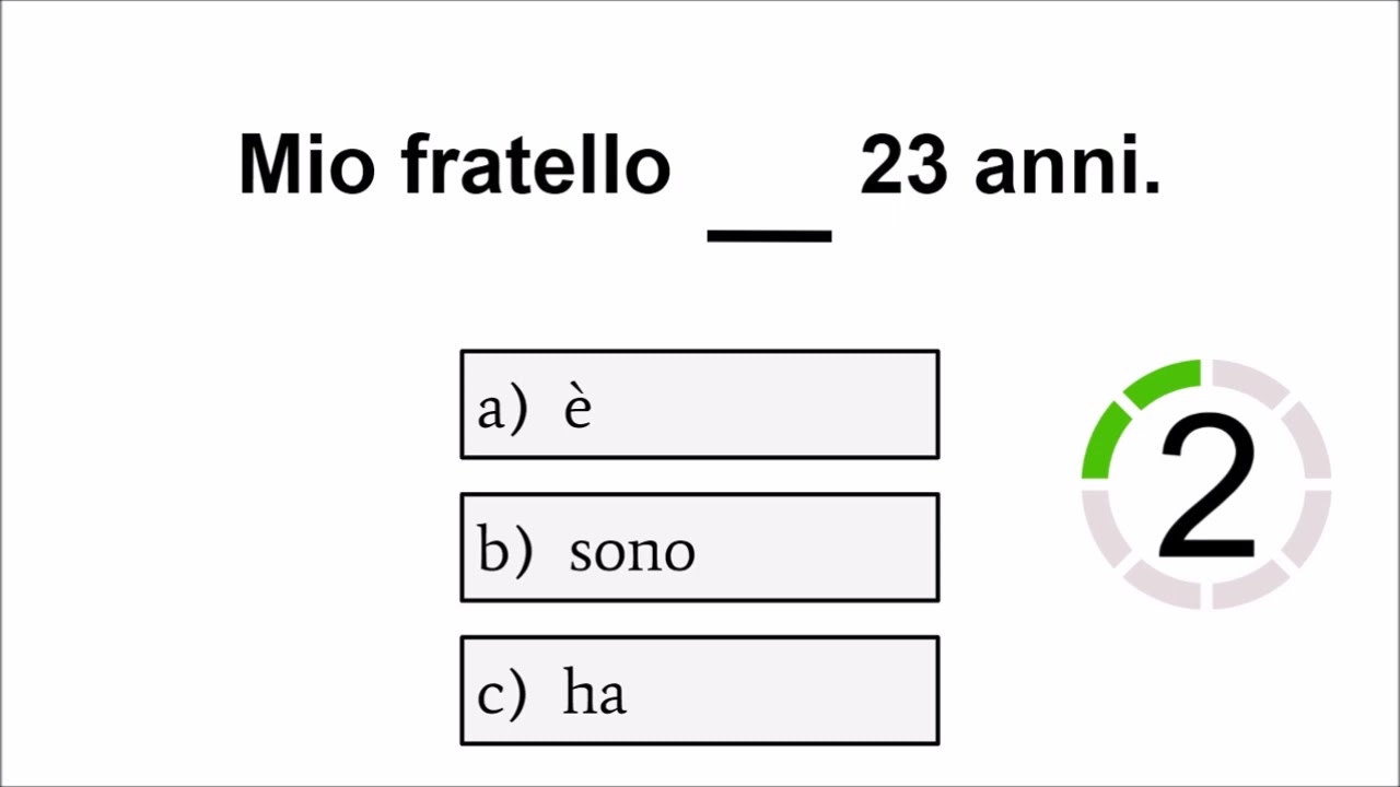 Can You pass this ITALIAN test? Try it!  -  ITALIAN TEST #7 - level A2