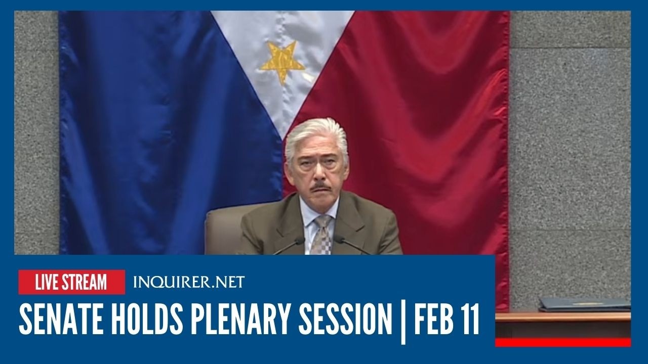 LIVE: Senate holds plenary session | Feb 11