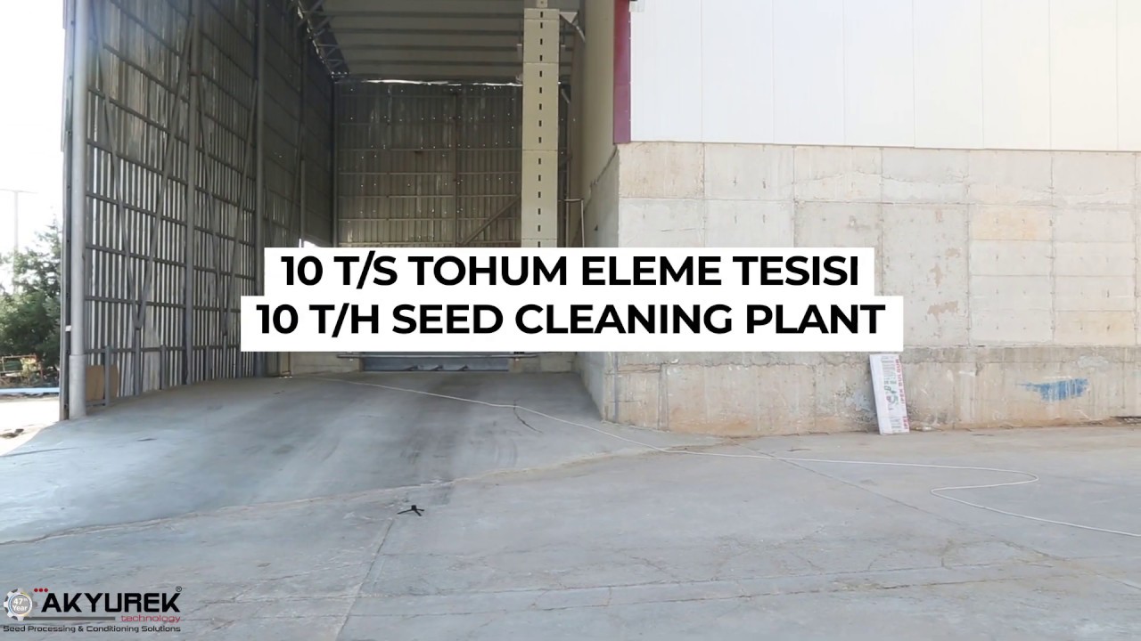 10 Ton/Saat Tohum Eleme Tesisi (Mardin)