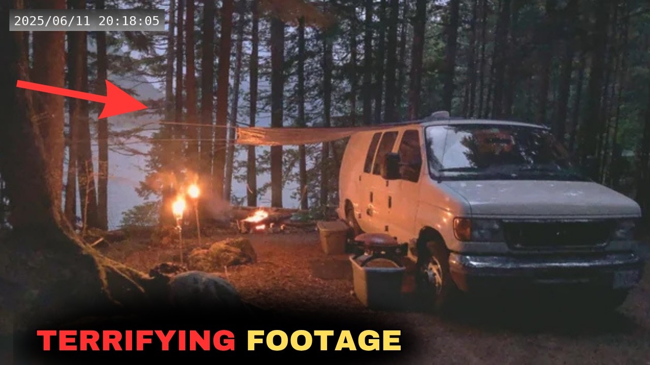 6 Most Terrifying Van Camping Encounters Caught On Camera