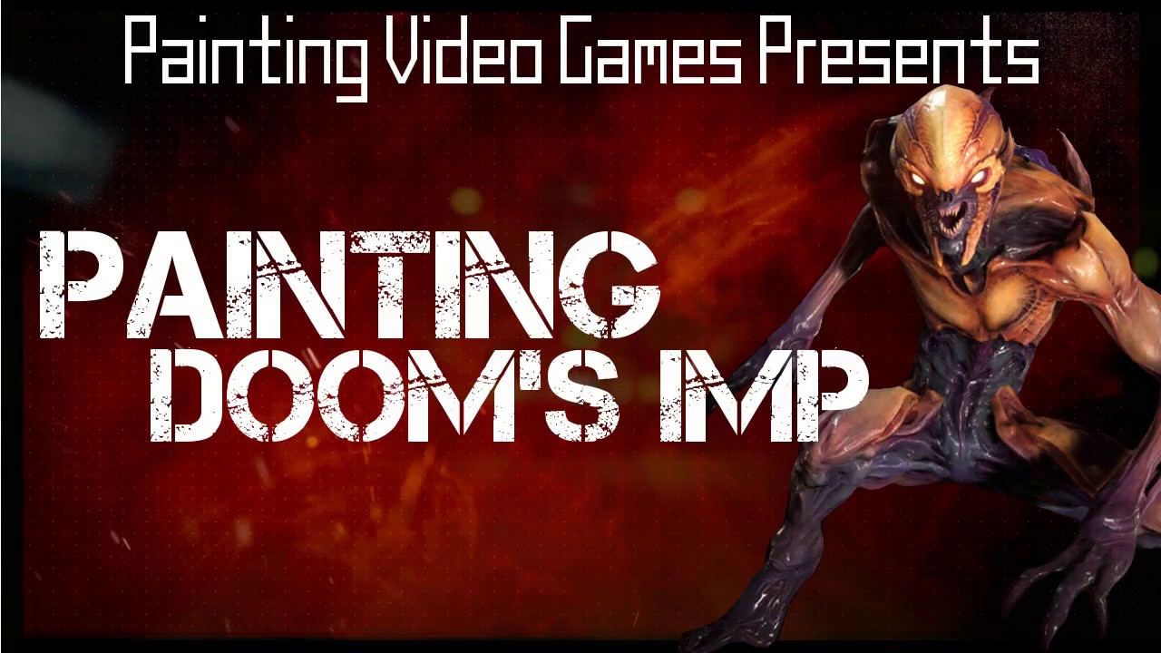 How to paint the Imp from the Doom board game
