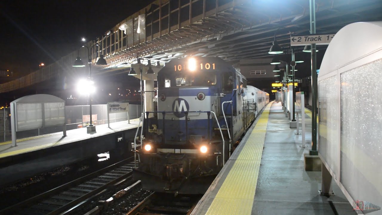 MNR PMMO w/ GP35r #101 & 2 Shoreliner Coaches @ Yankees