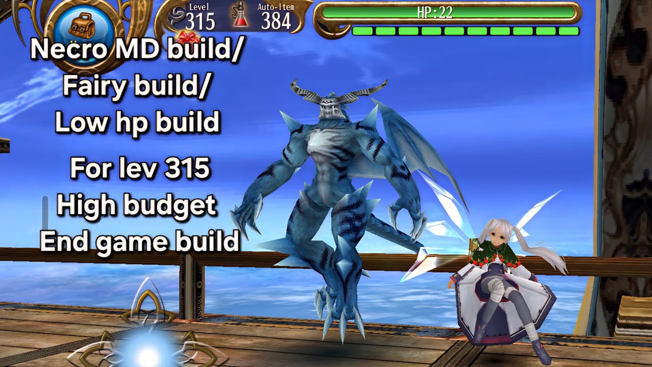 Necro MD build | Fairy build | 1 HP build | Toram online #toramonline 