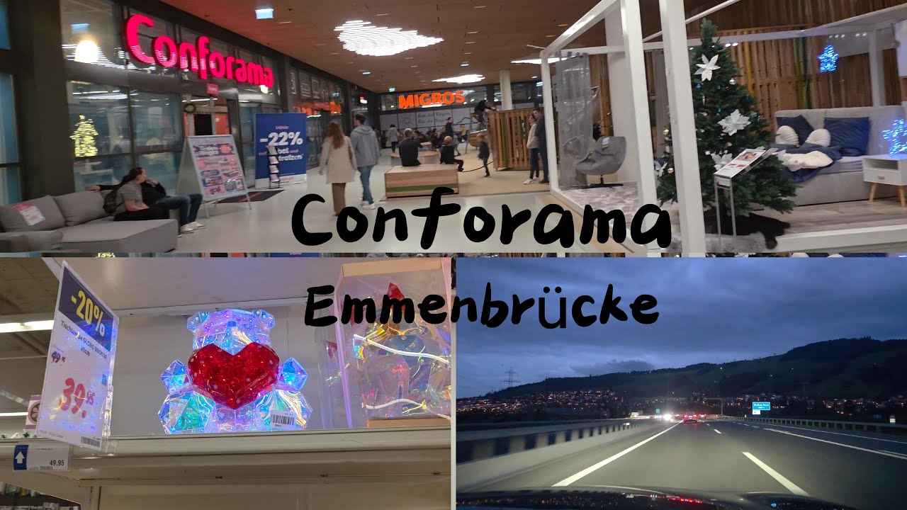 Обзор Conforama Emmenbrücke 🇨🇭 Швейцария