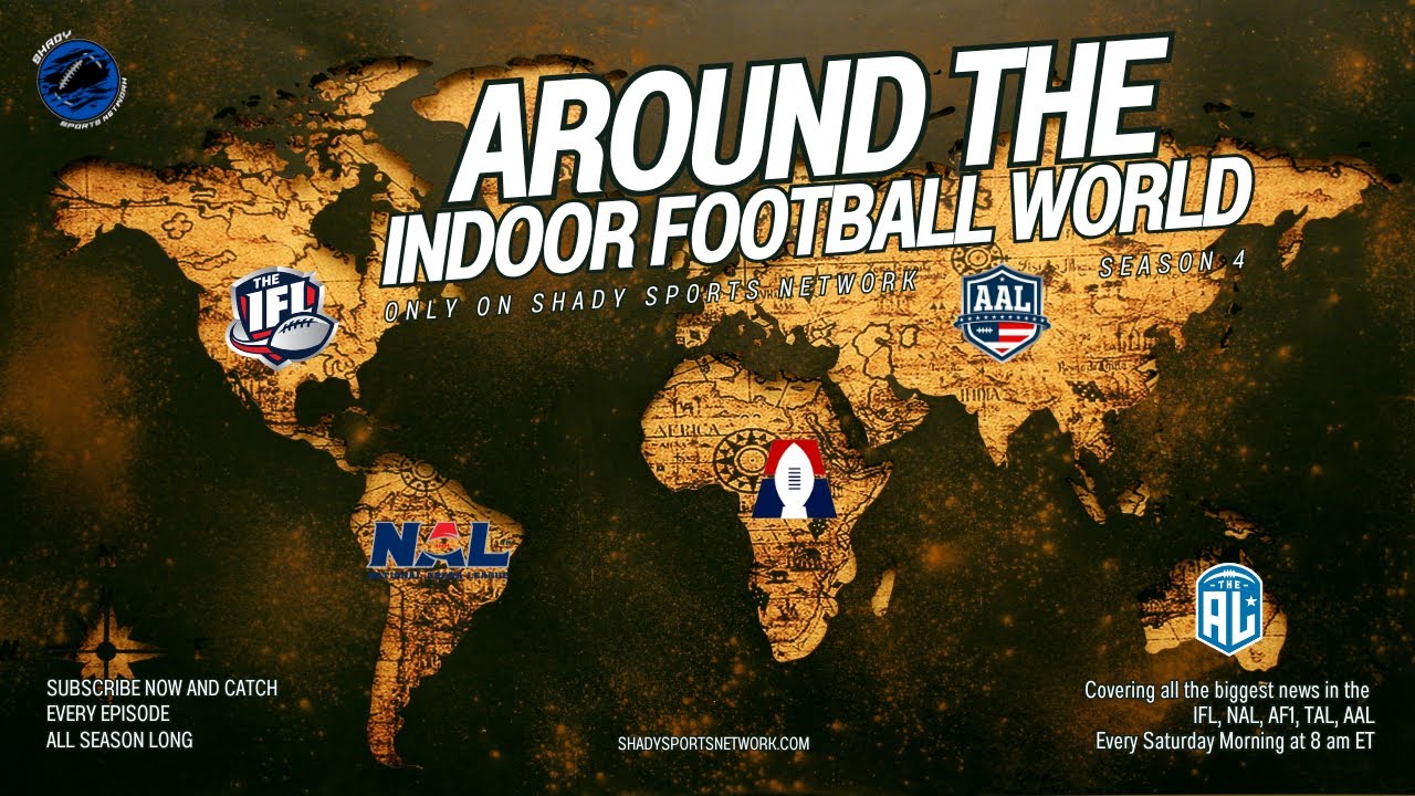 Around the indoor Football World #IFL #AF1 #NAL #TAL #AAL