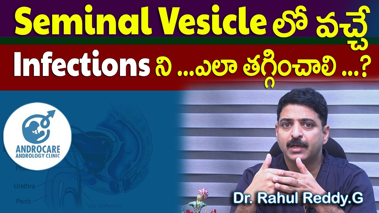 Seminal Vesicle లో వచ్చే  Infections ని ఎలా తగ్గించాలి |  Dr Rahul Reddy | Androcare Andrology