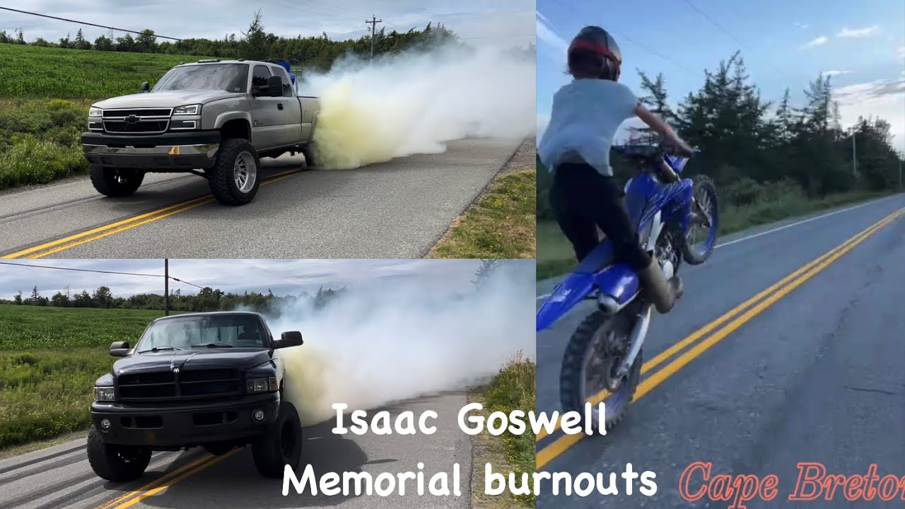 Isaac Goswell MASSIVE memorial Burnouts!!🪽