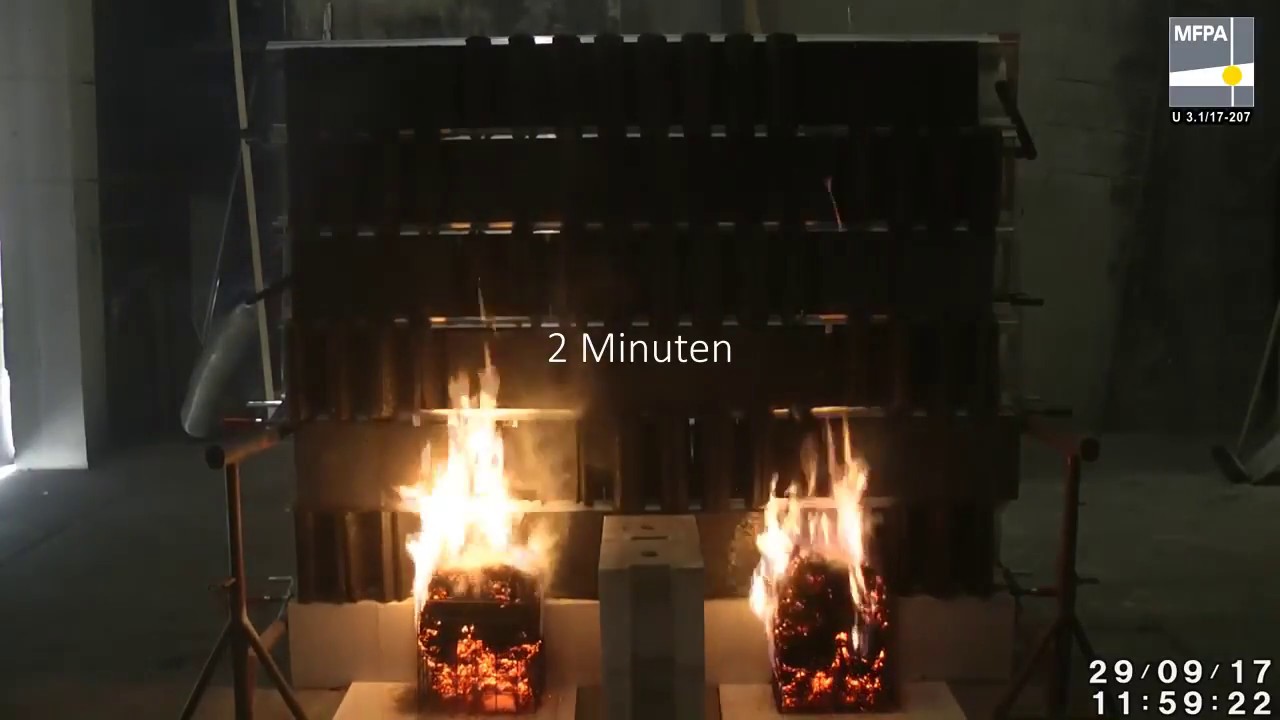 DIN EN 1794-2 Feuerwiderstand der Schallschutzelemente f&uuml;r Strasse / Bahn