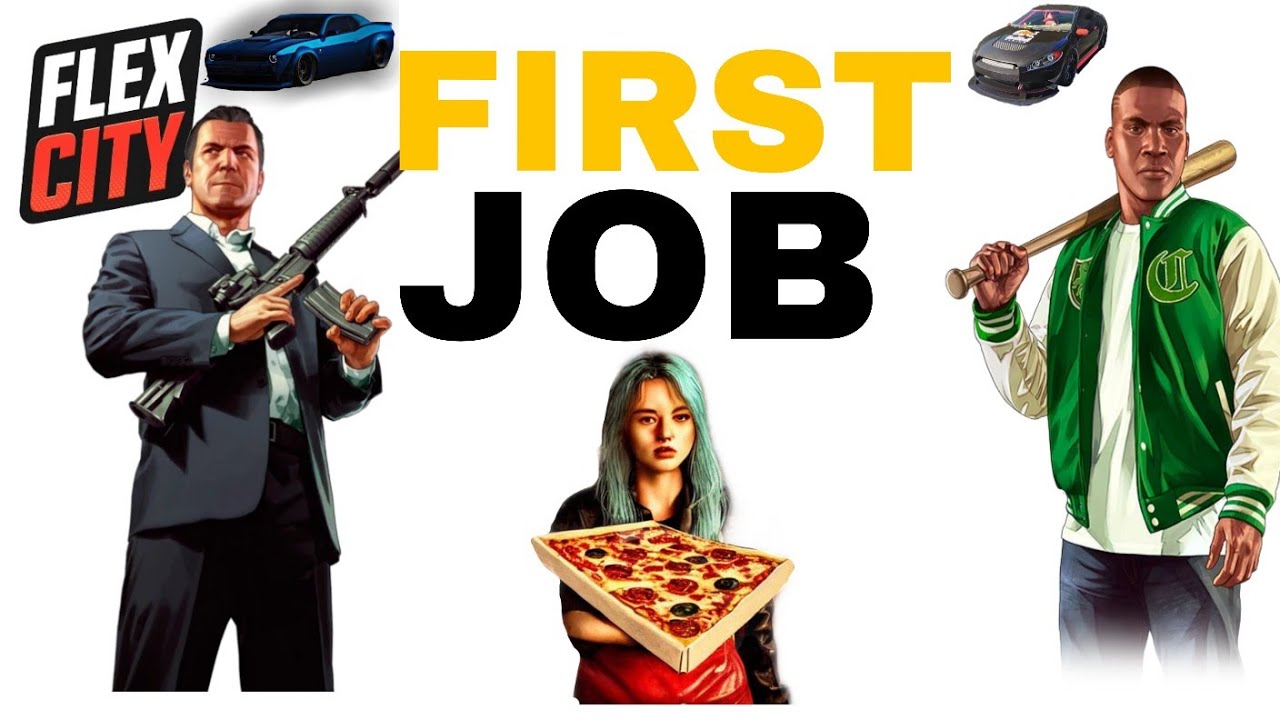 FLEX CITY : FIRST JOB EPISODE 1# JOB:PIZZA DELIVERY 🚚
