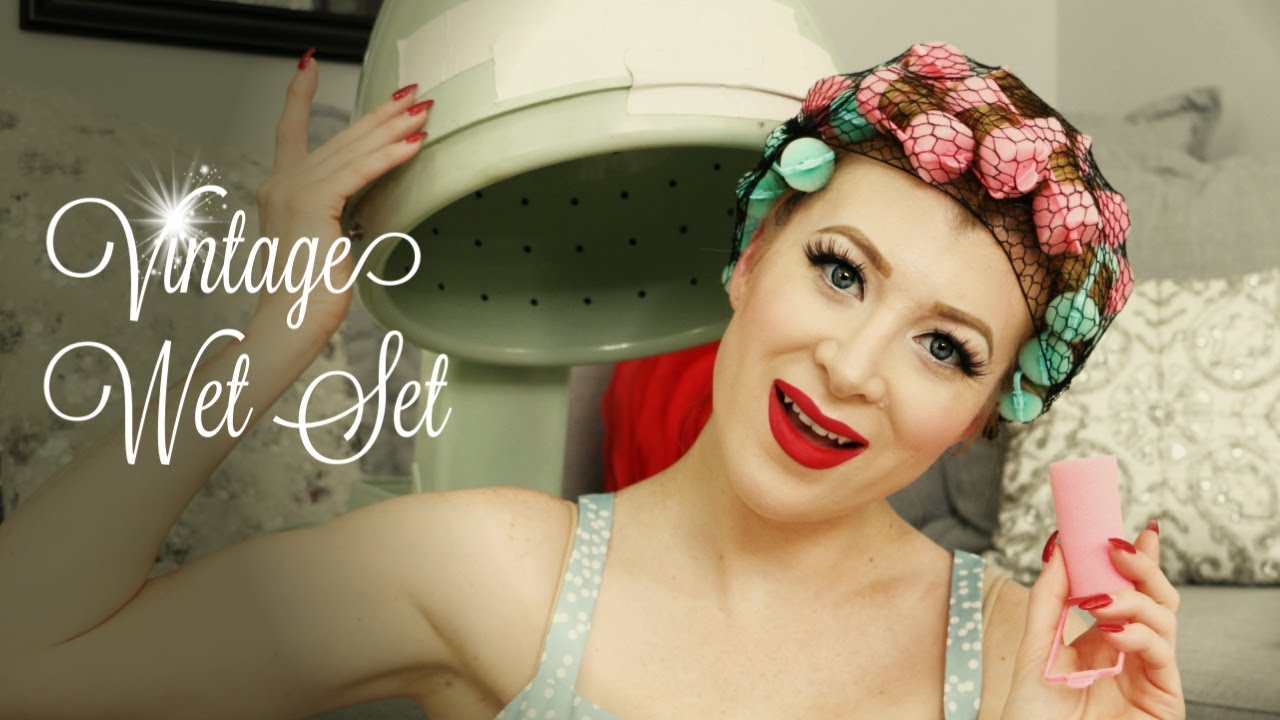 VINTAGE WET SET HAIR TUTORIAL