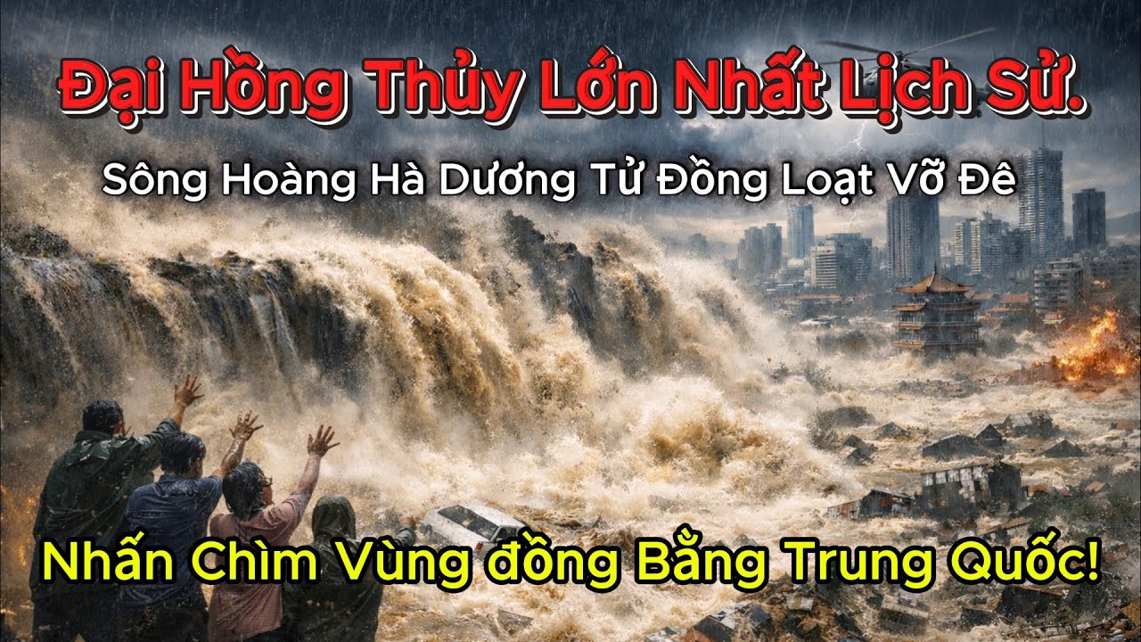 Đại Hồng Thủy Lớn Nhất Lịch Sử Trung Quốc: Khi Hoàng Hà Và Dương Tử Cùng Nổi Giận.