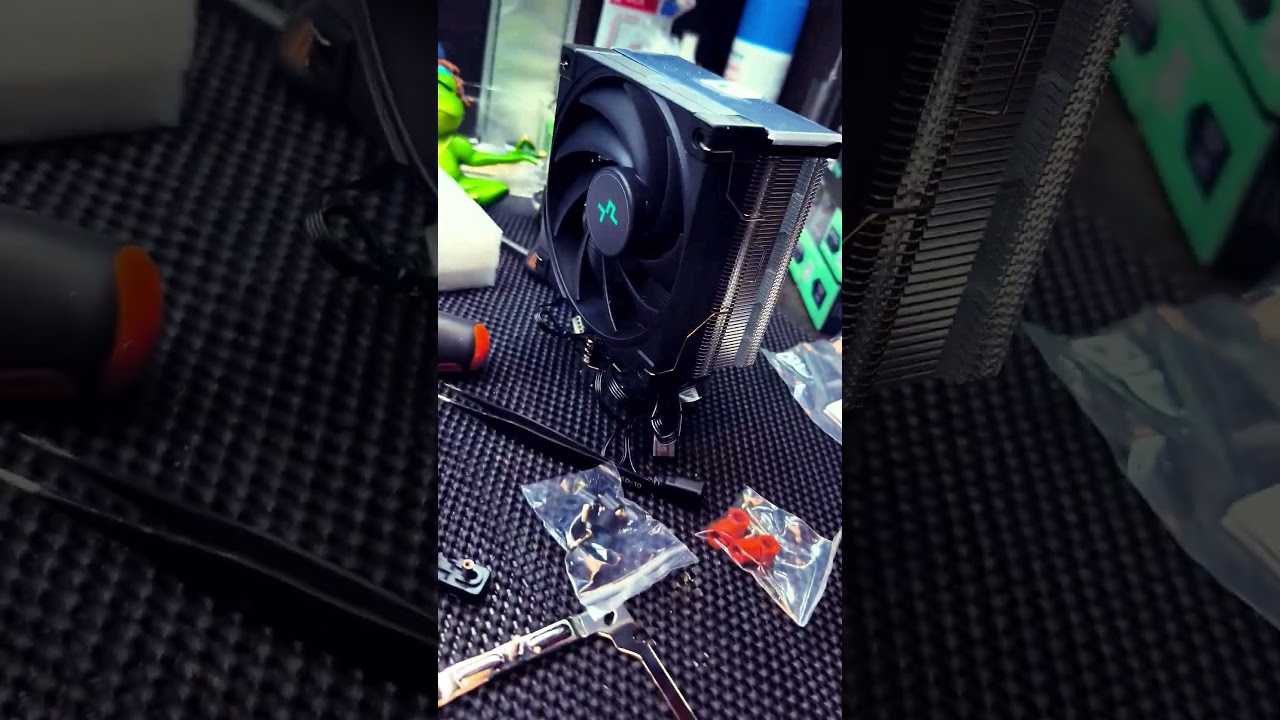 Wieża chłodnicza od #deepcool  zmieniam podstawkę #pc #pcgame @sinutronixindustries