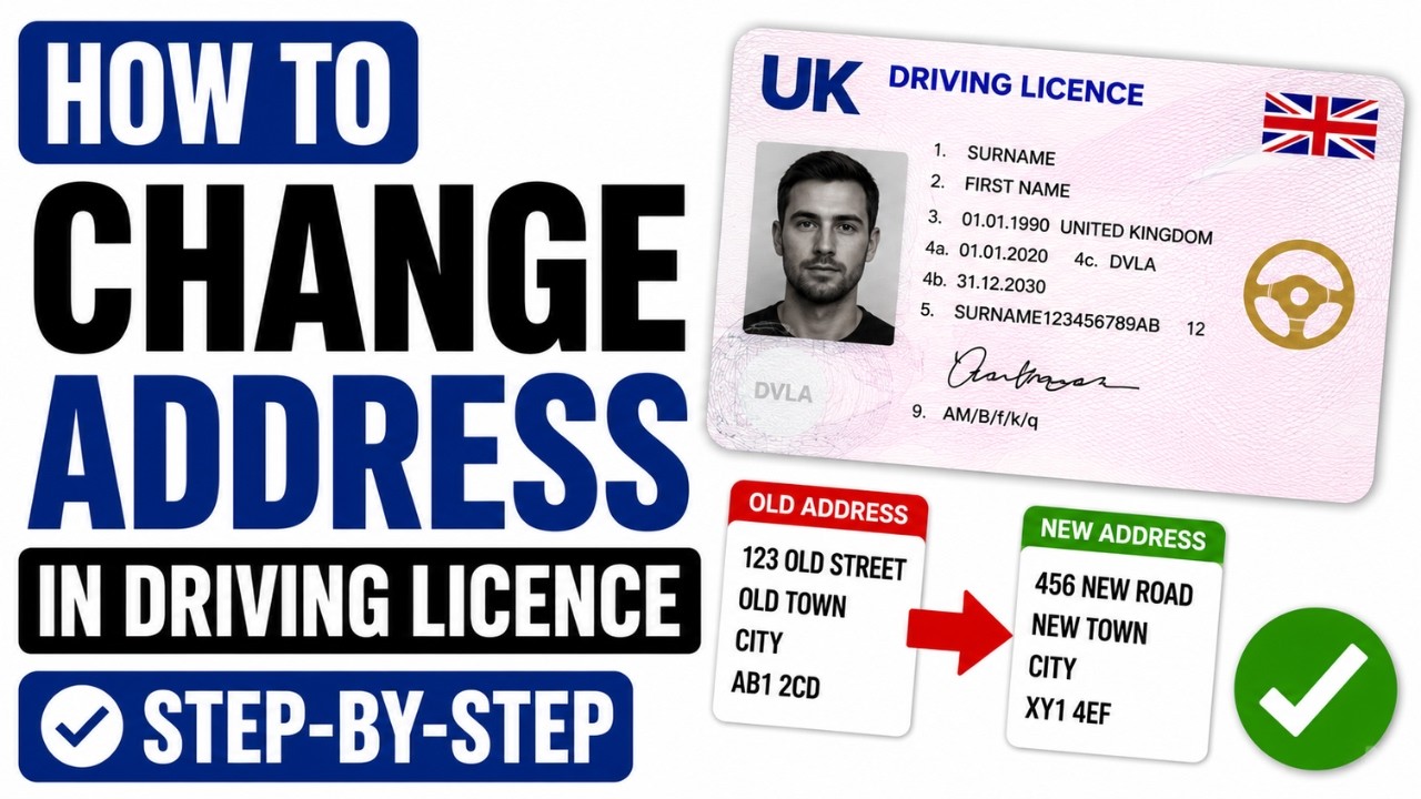 How to Change Address in Driving Licence UK (Step-by-Step)