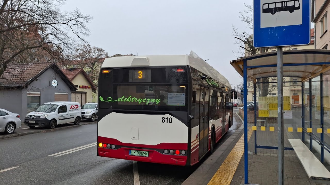 MZK Opole - SU 12 IV FL Electric #810 [🚍3➡️PUŻAKA] *Gość: @kacpertransports448 *