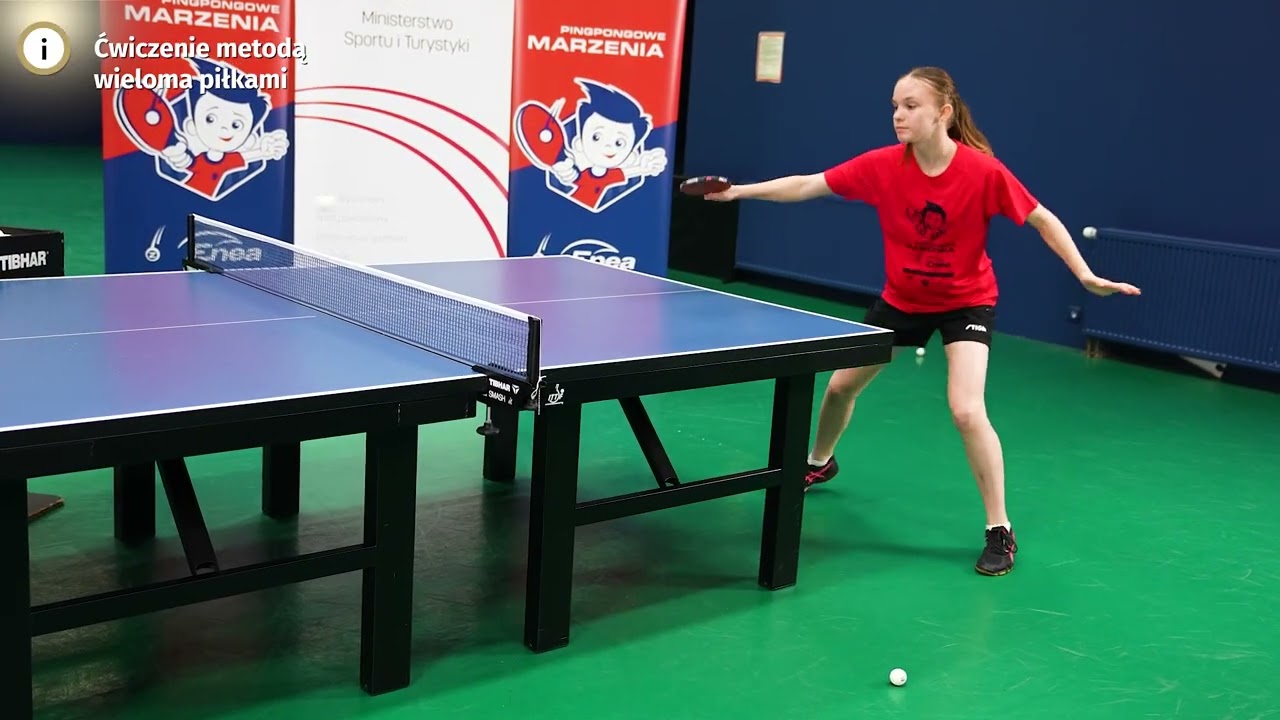 PZTS - Etap nauczania wstępnego w tenisie stołowym - Lekcja taktyczna