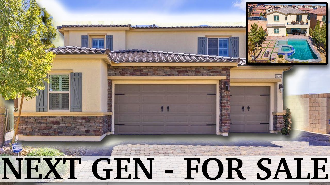 2 Homes in 1 - Stunning! Next-Gen Home for Sale in Southwest Las Vegas w/ POOL/SPA fully upgraded!