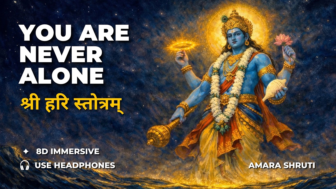 Want DEEP Inner Calm? Listen to ShriHari Stotram Now | 8D Immersive