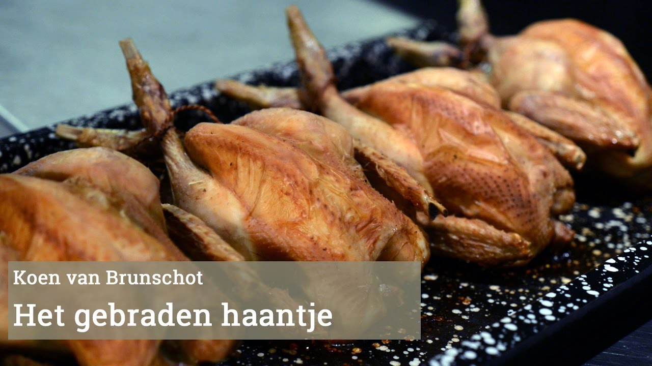 Koen van Brunschot braadt een Hollands haantje