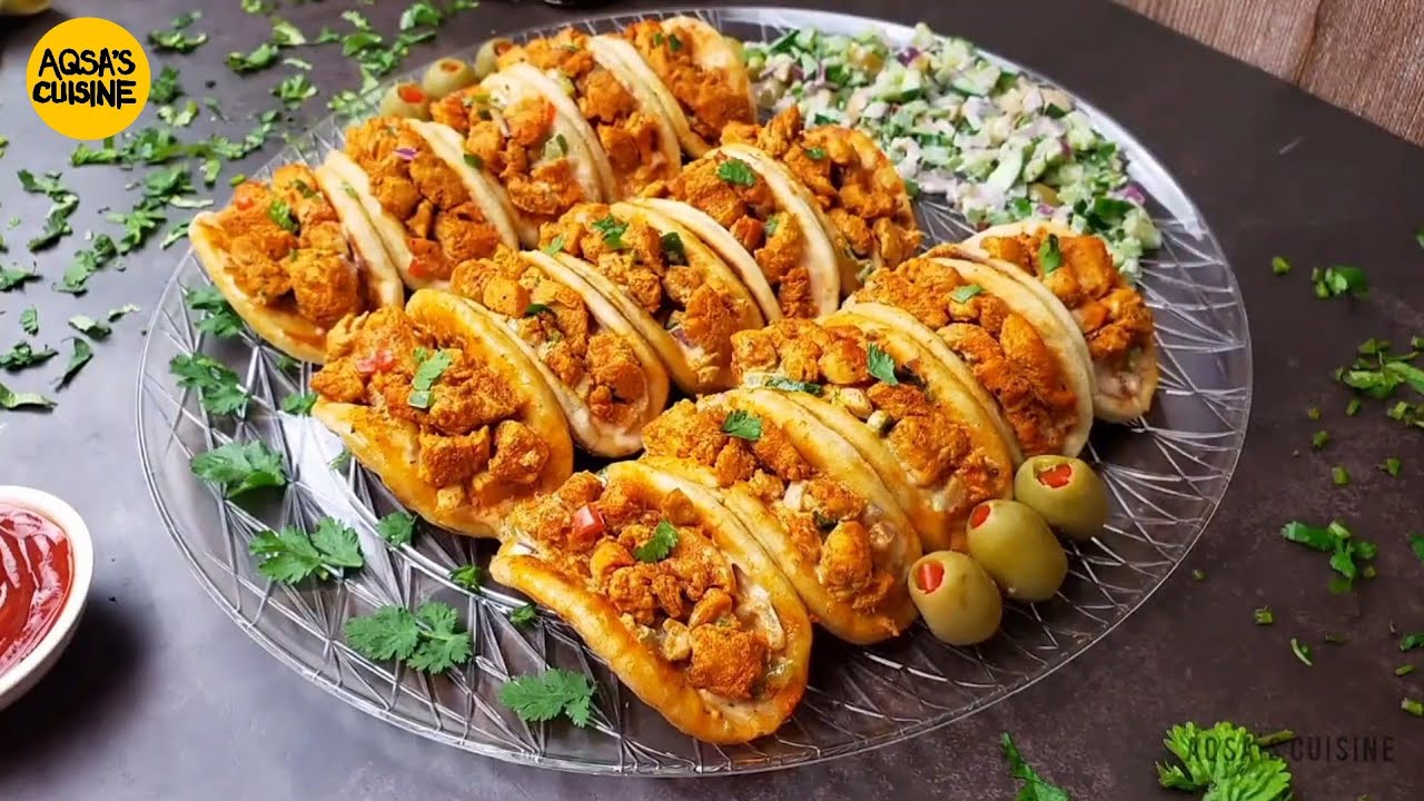 Рецепты для ифтара и праздничных застолий от Aqsa's Cuisine: шаурма в мини-порциях, шаурма в мини...