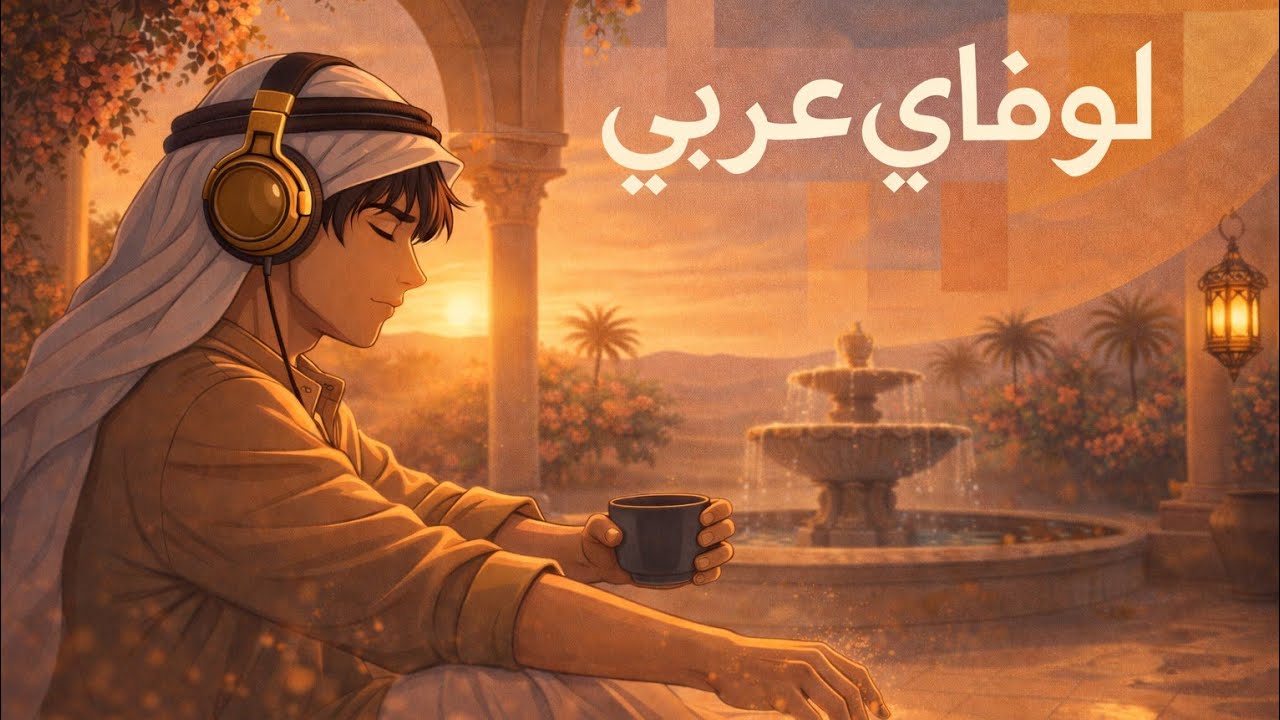 Afterglow in the Courtyard | Arabic Lo-Fi Music | موسيقى لو-فاي عربية