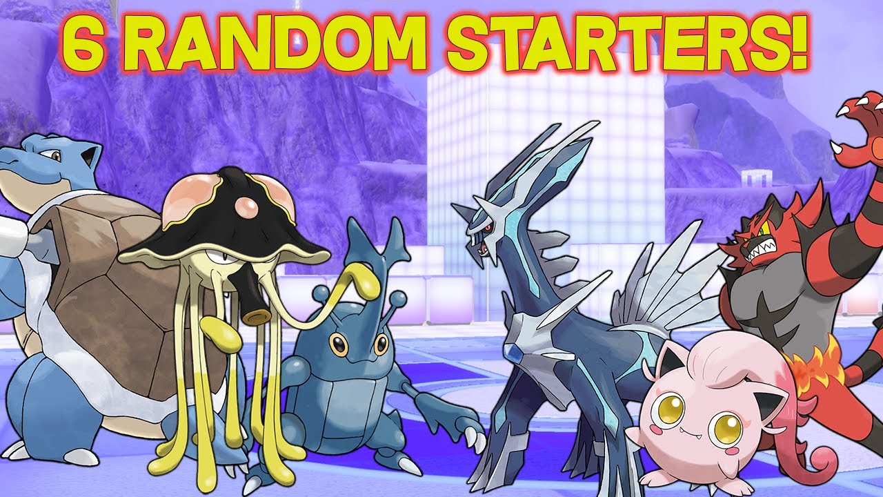 We Choose From Random Starter Pokemon...But there are 6!