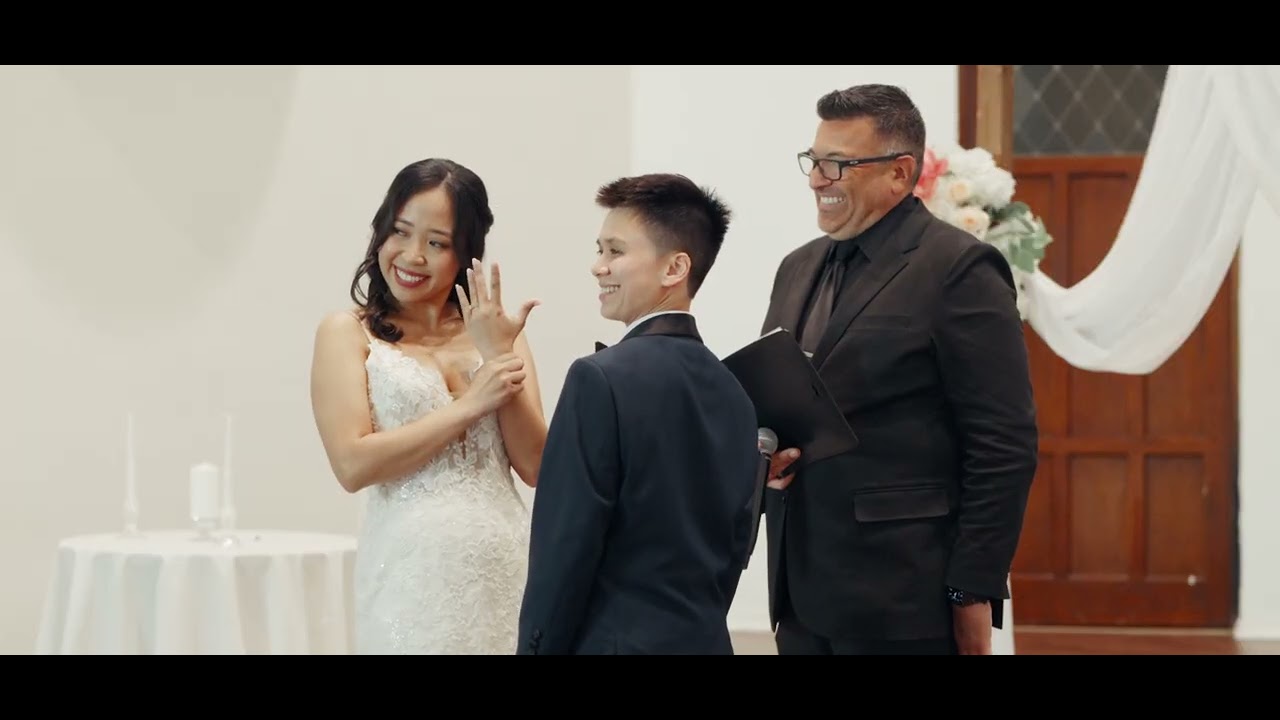 Marga & Princess wedding by CaliBridalFilm  The Sanctuary Wedgewood