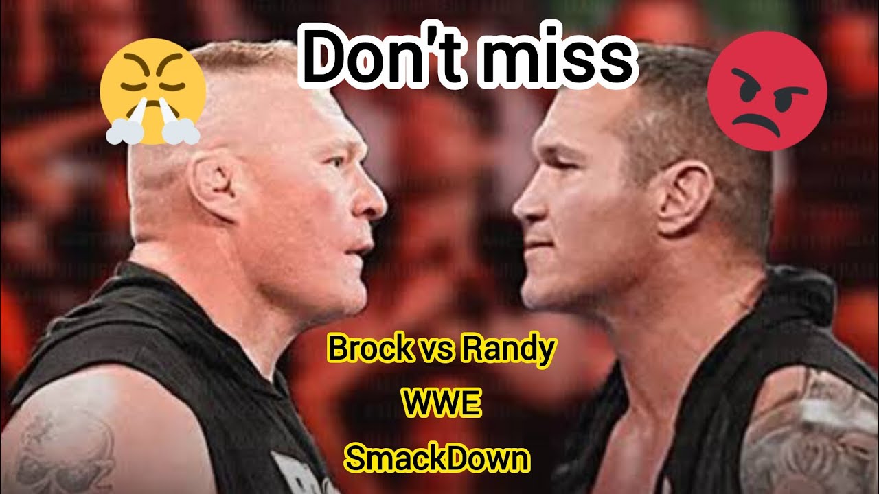 Randy Orton vs Brock Lesnar WWE SmackDown Here comes pain. Don't miss to watch