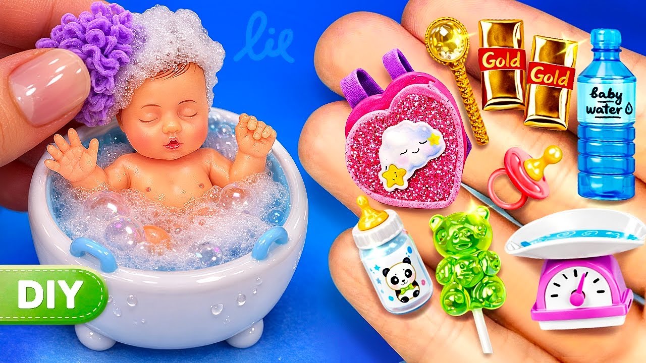 Making My Mini Baby Room & Accessories + ASMR Unboxing