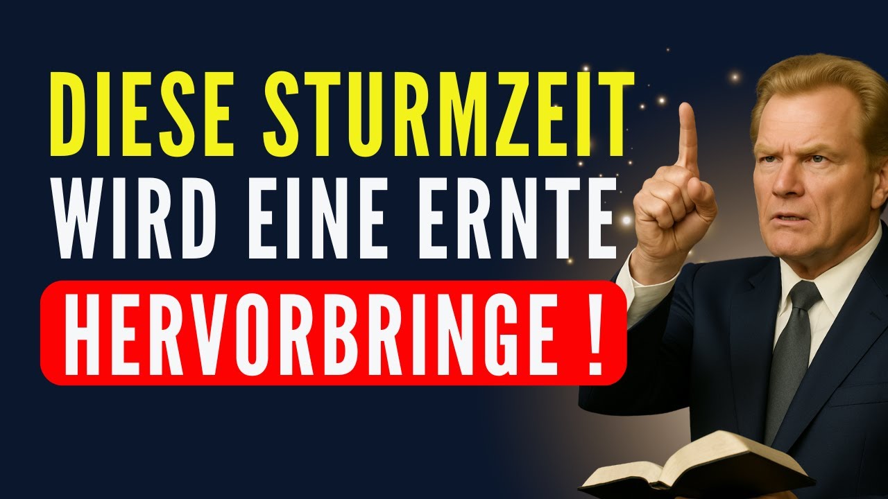 DIESE STURMZEIT WIRD EINE M&Auml;CHTIGE ERNTE GOTTES HERVORBRINGEN!