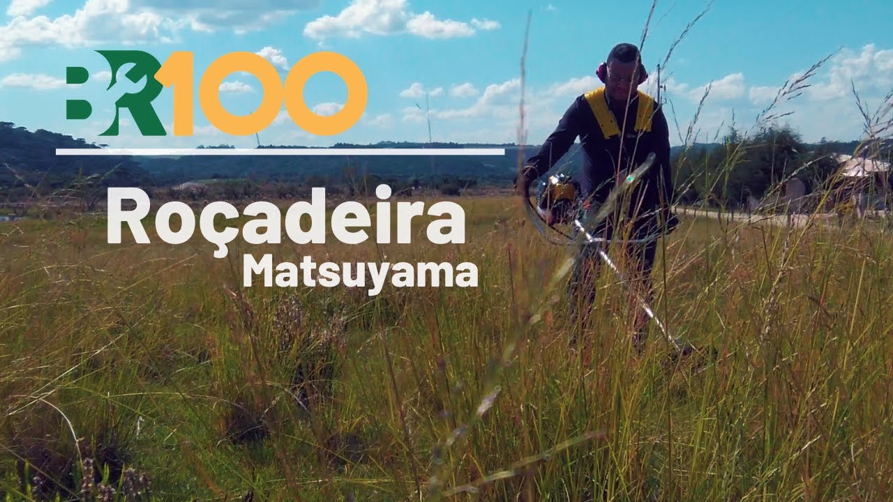 Roçadeira à Gasolina Matsuyama Com Carretel De Nylon e Lâmina de Três Pontas