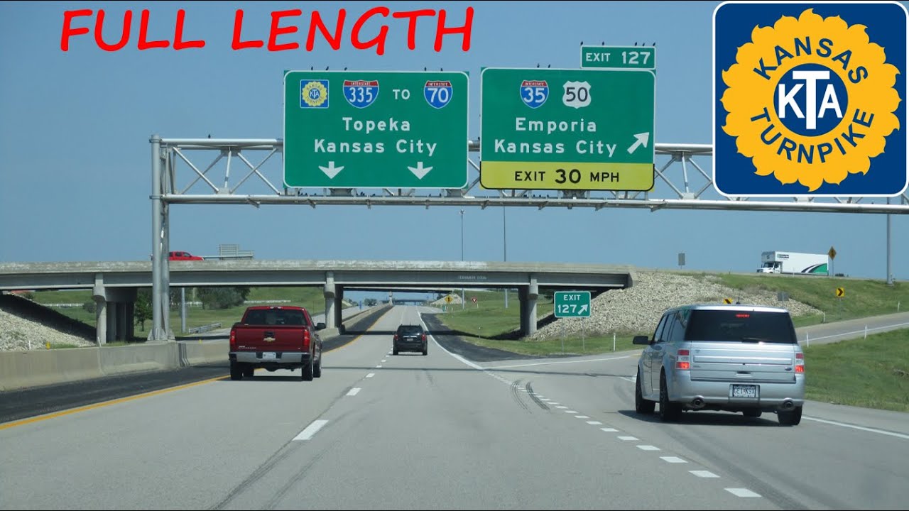 Kansas Turnpike north/eastbound [FULL LENGTH VIDEO]