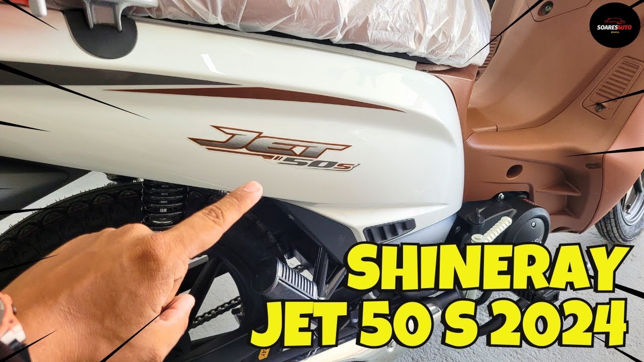 Nova Shineray Jet 50 S 2024 | Conheçam todos os DETALHES e PREÇO ATUALIZADO!