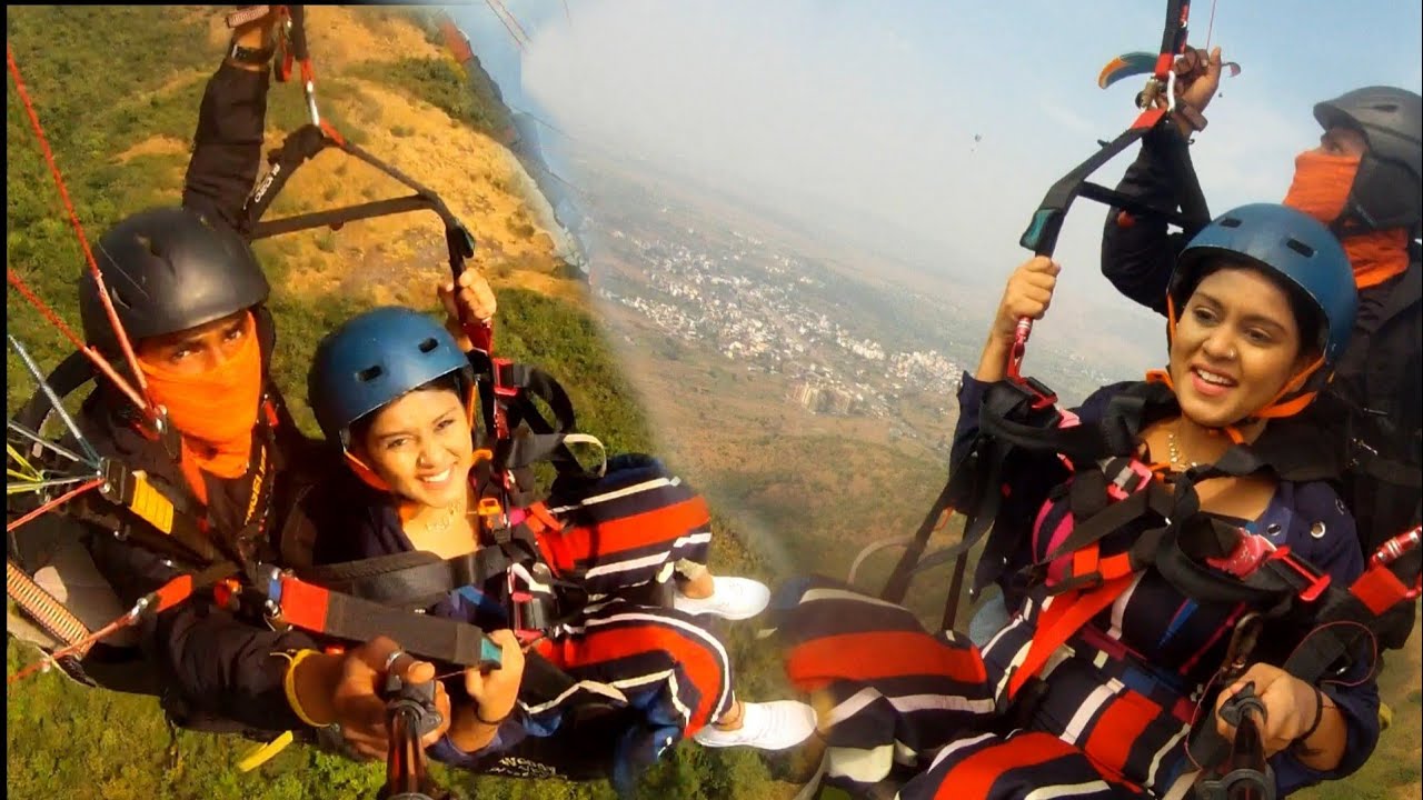 FIRST TIME PARAGLIDING | PARAGLIDING IN KAMSHET | COST FOR PARAGLIDING | PARAGLIDING NEAR LONAVALA