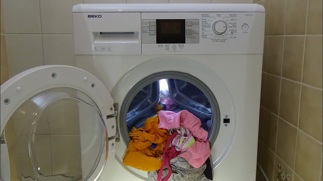 Xpress Super Short, 400 rpm wash program BEKO WMB 51441 Washing machine, example movie #163