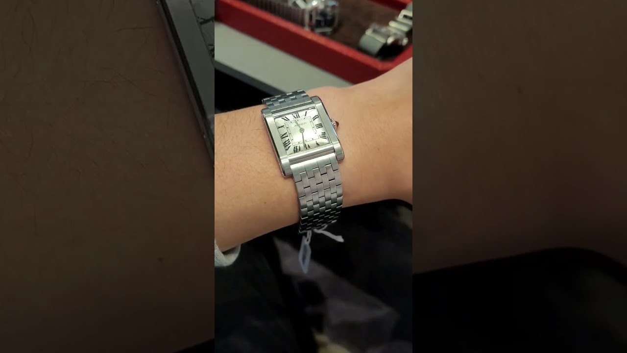 2023 cartier privet tank Normale. made in platinum and limited to 100 pieces. #cartier #swisswatches
