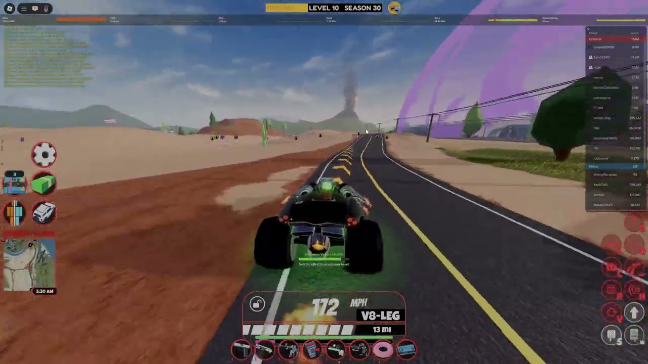 Black Widow power plant run