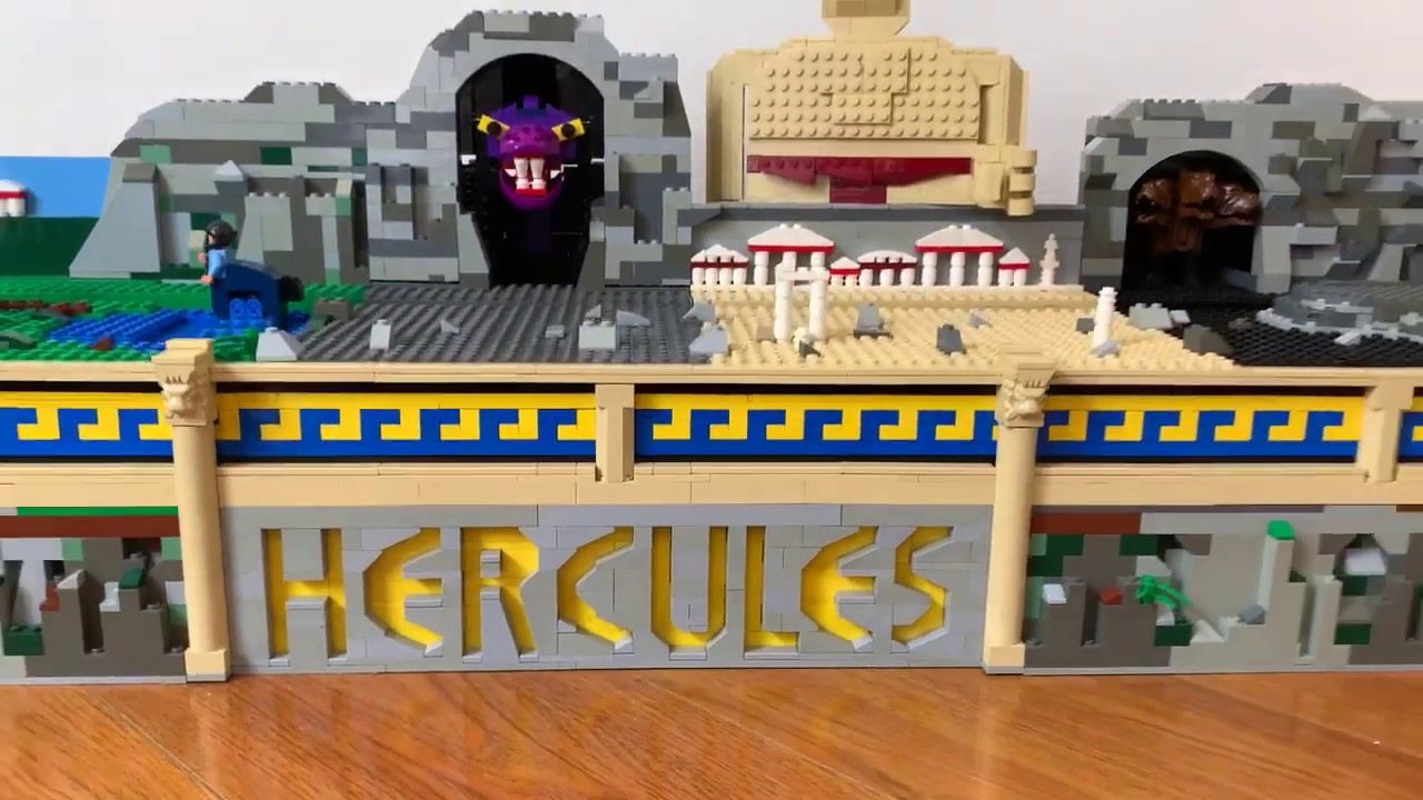 Lego Powered-Up Hercules Arcade Game (Mario-style)