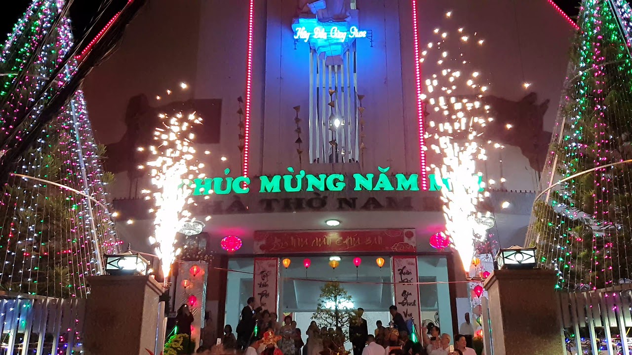 💥 BẮN PHÁO HOA CHÀO ĐÓN GIAO THỪA 🎆 GIÁO XỨ (GX) NAM HÒA 24-01-2020