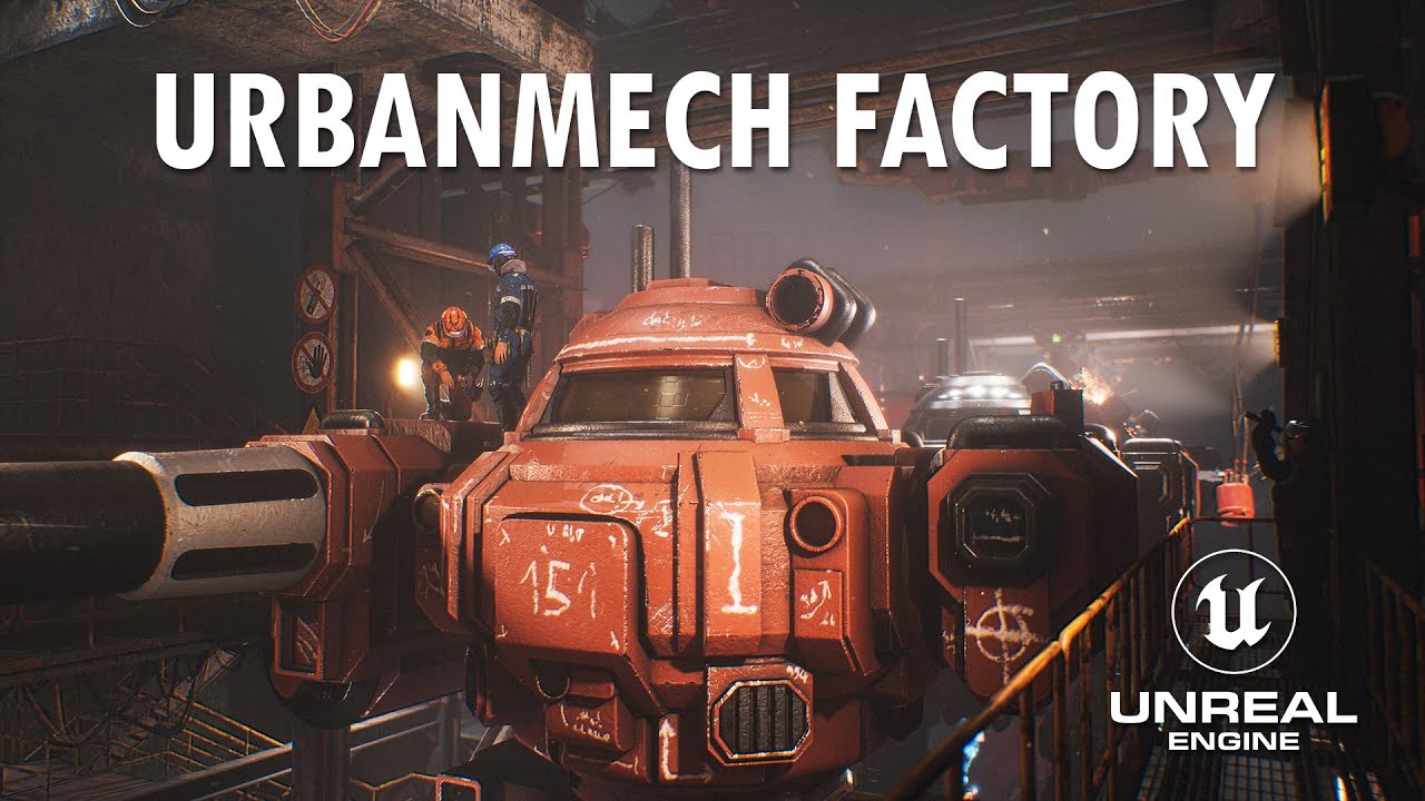 Urbanmech Factory Diorama for Tex Talks Battletech Ep. 17 