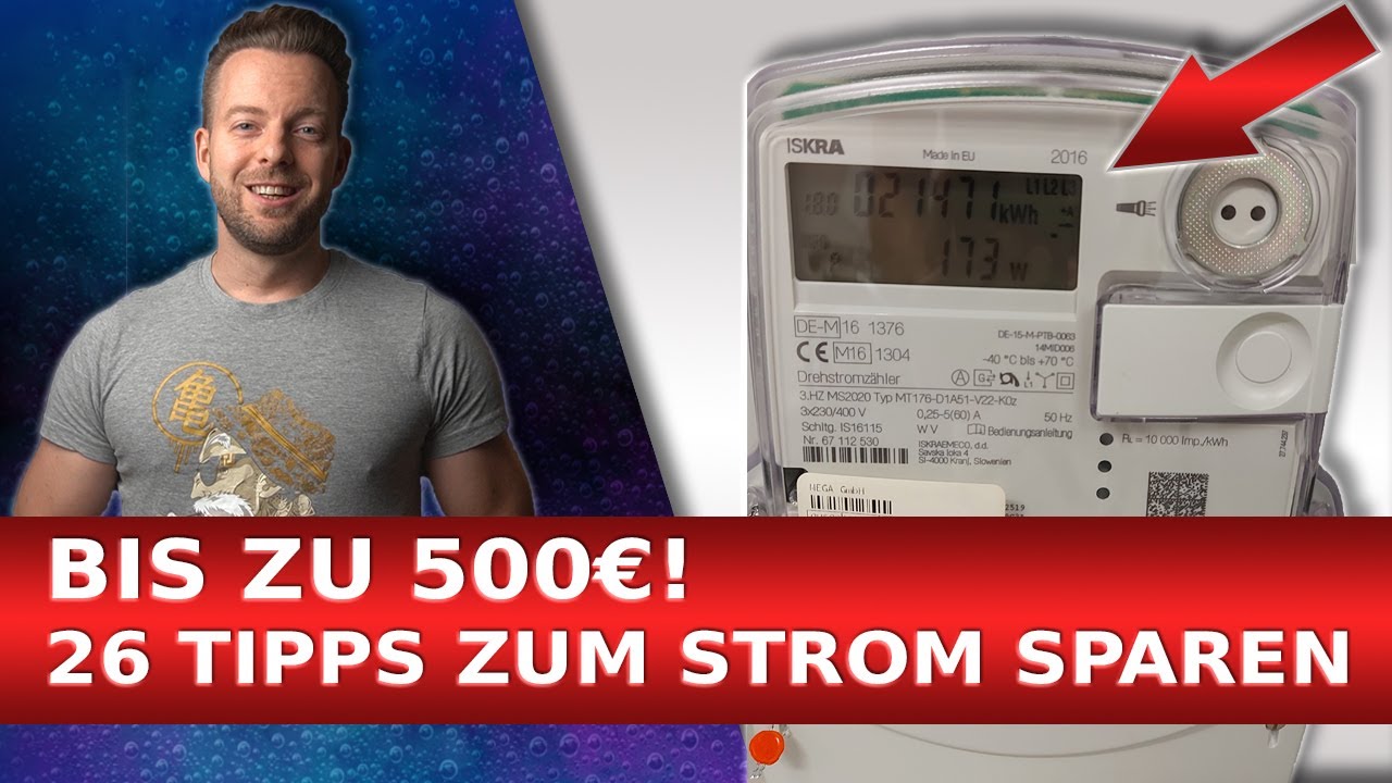 STROM SPAREN 🆗 26 Tipps um 200 - 500&euro; Stromkosten pro Jahr einzusparen! Energieeinsparung Zuhause