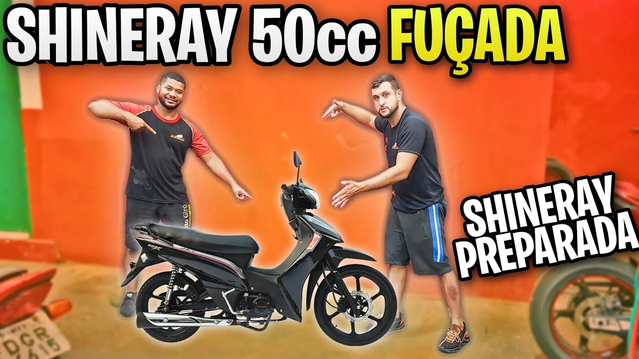 SHINERAY 50cc PREPARADA MOTORZ&Atilde;O FU&Ccedil;ADO