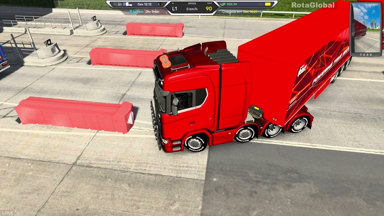 RODANDO pelo BRASIL no MAPA BR BRASIL ETS2 - 249km entre APARECIDA SP e SOROCABA SP no mundo ETS2