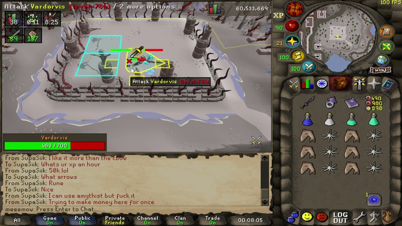Vardorvis 1 def pure run post-DT2