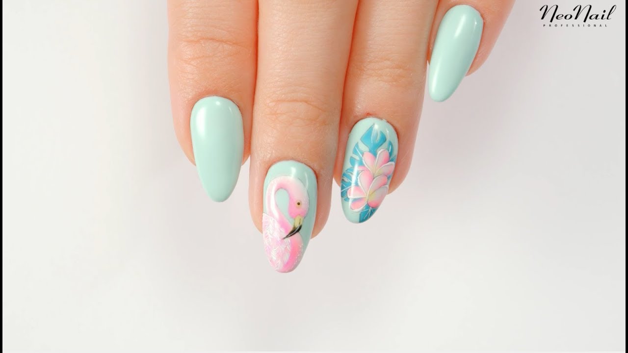 NeoNail x Niumi - Tutorial zdobienia z flamingiem