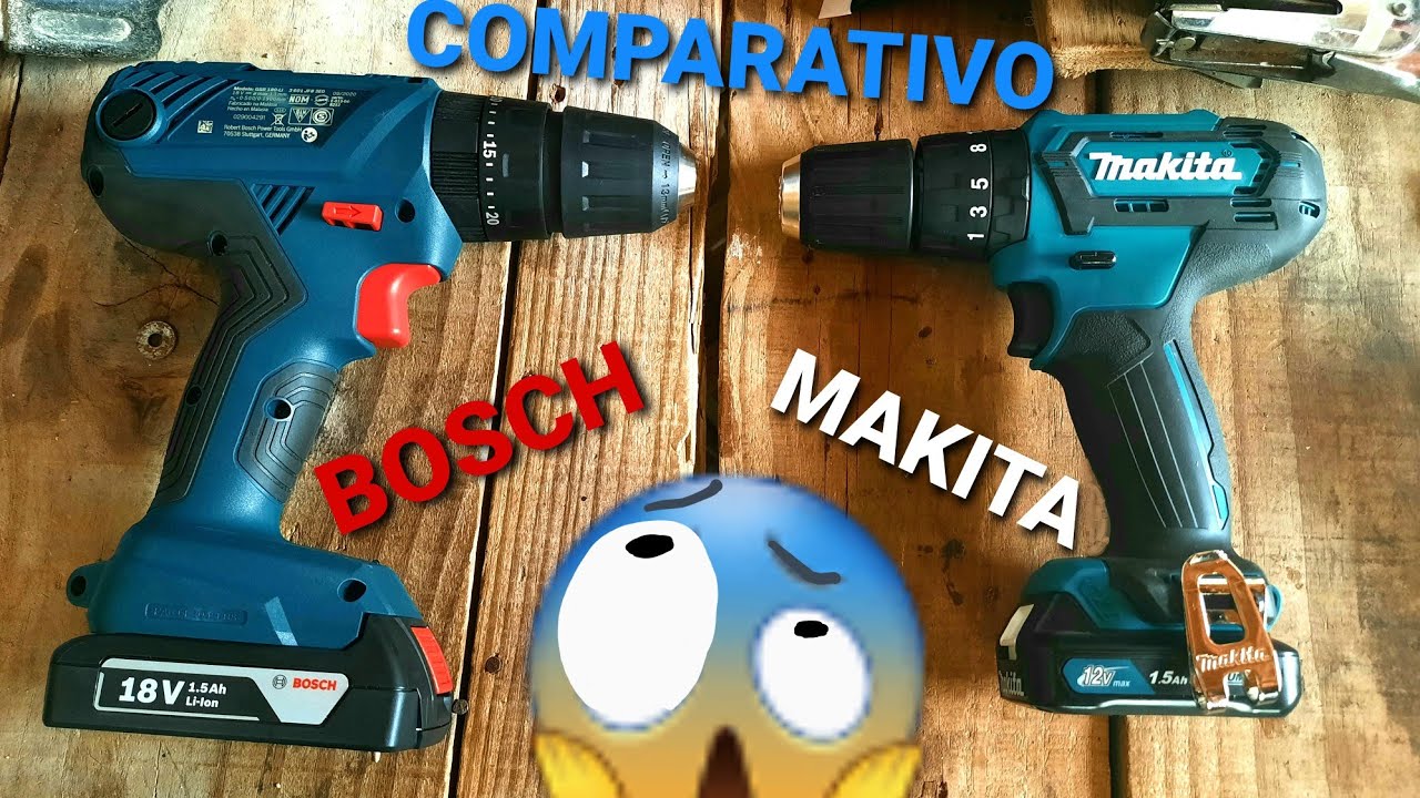 COMPARATIVO BOSCH GSB 180 LI E MAKITA HP333DWYE