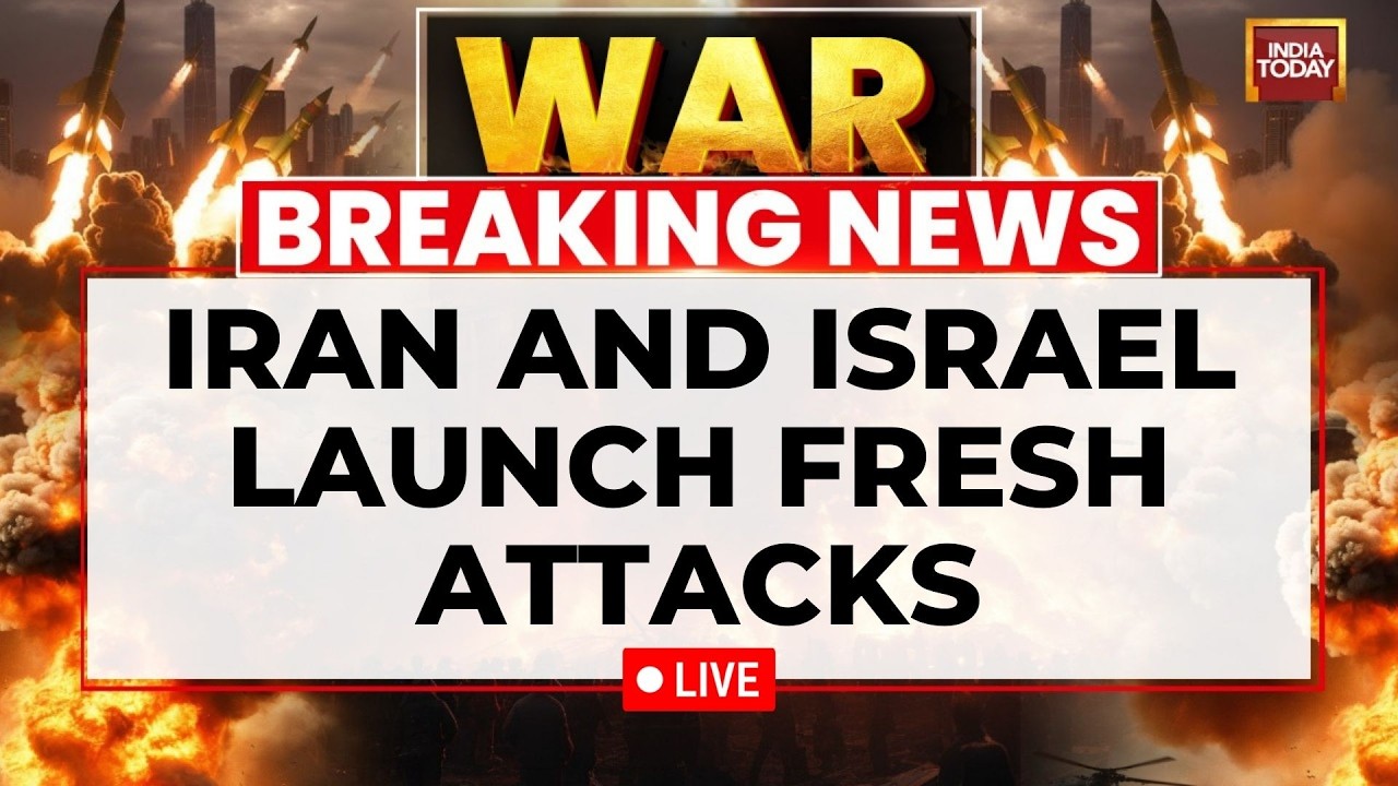 Iran Israel US War News LIVE: Iran & Israel Launch Fresh Attacks | Middle East War | WW3 News LIVE
