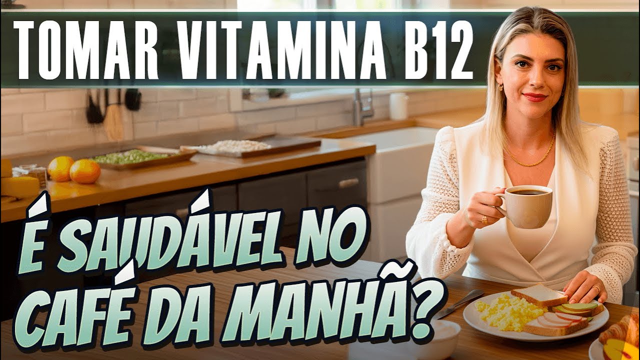 Vitamina B12 no café da manhã é saudável? Conheça o melhor horário para suplementar B12