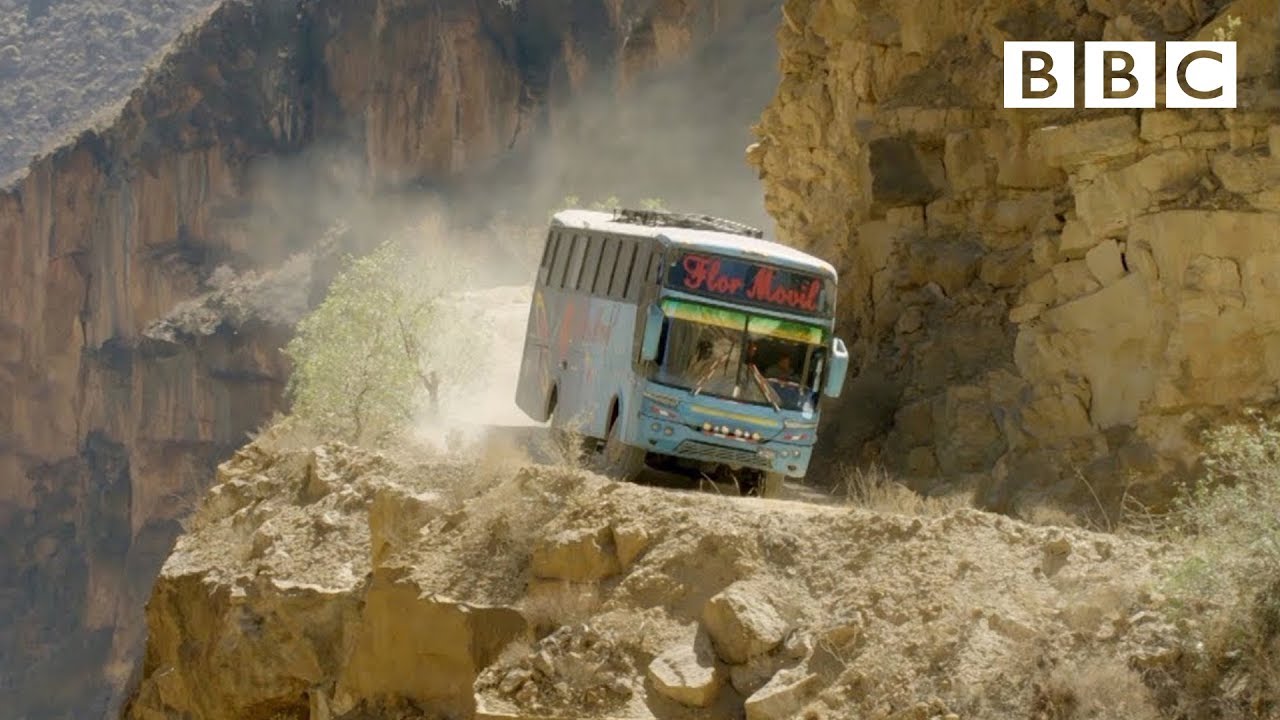 The world's most dangerous bus route 😱 | Mountain: Life at the Extreme - BBC